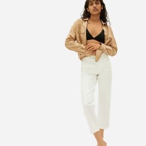 EVERLANE The Straight Leg Crop - Bone